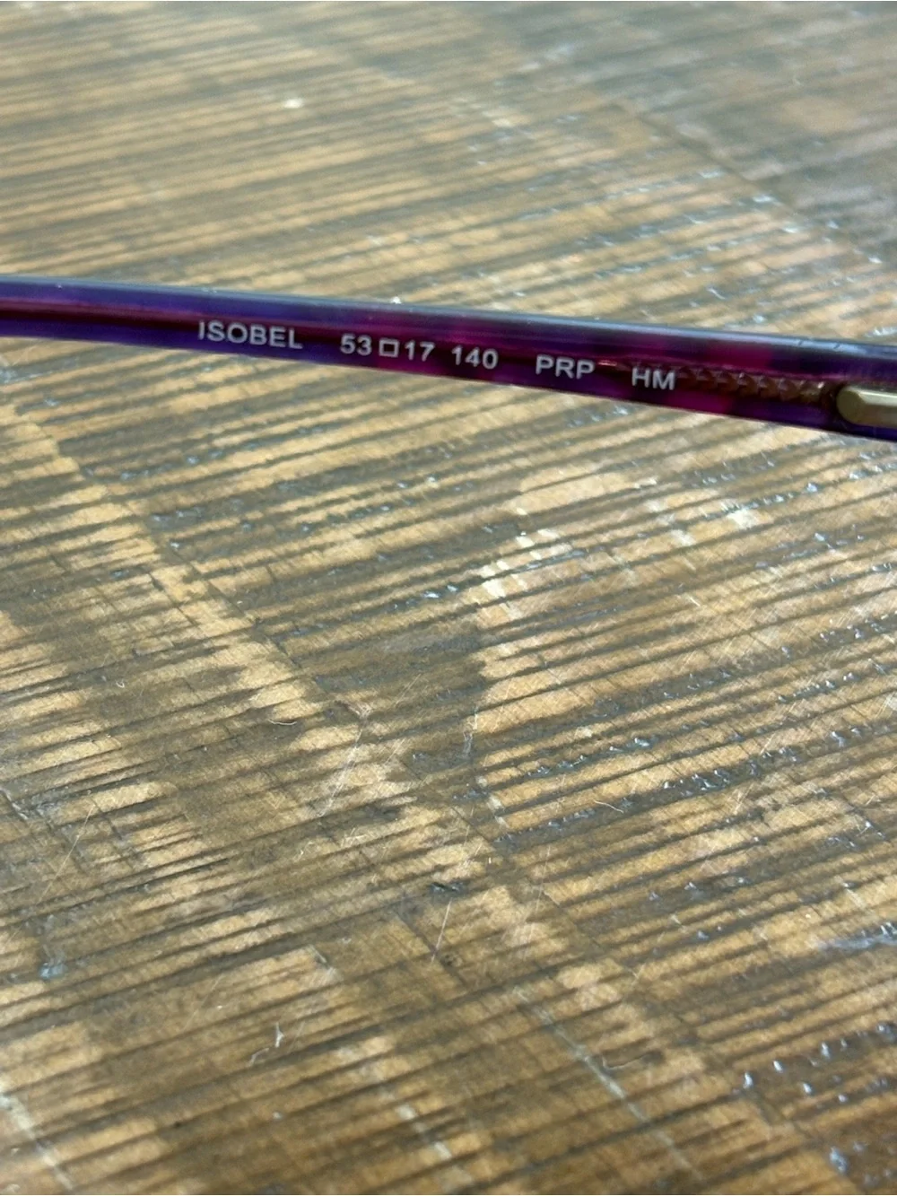 Sofia Vergara “Isobel” Purple Tortoise Eyeglass Frames 53-17-140